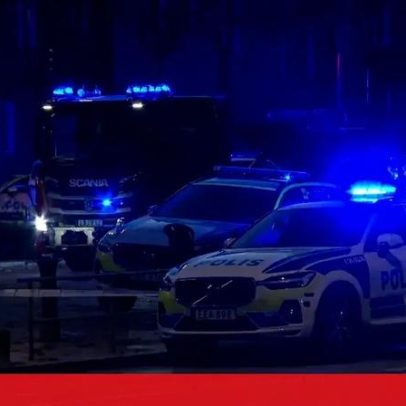 Autocarro colide com paragem de autocarros na Suécia