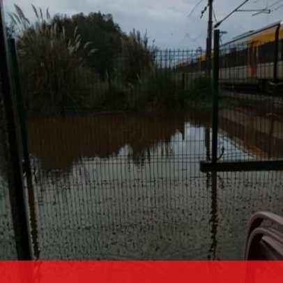 Mau tempo causa árvores tombadas e estradas alagadas no país