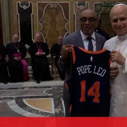 Papa Leão XIV recebe estrelas de Hollywood no Vaticano