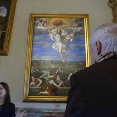 Imagens do interior do Palácio Colonna, uma das casas históricas de Roma