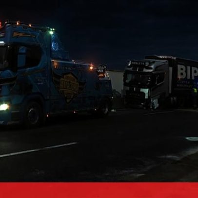 A1 cortada no sentido sul-norte após despiste de pesado