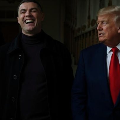 Ronaldo e Trump às gargalhadas em encontro divulgado pela Casa Branca
