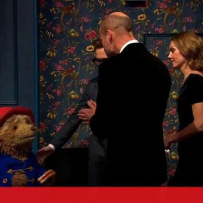 Príncipes de Gales reúnem-se com o urso Paddington