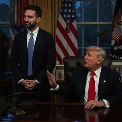 Trump brinca com Mamdani após questionamento sobre ser fascista