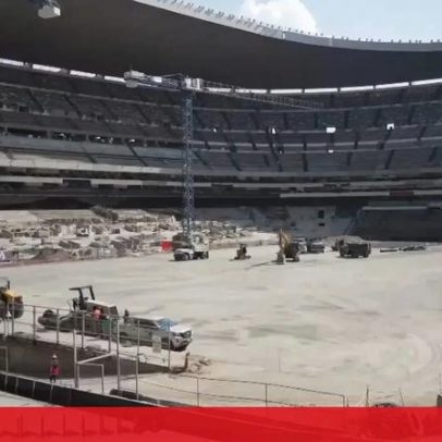 Estádio Azteca passa por renovação para o Mundial de 2026