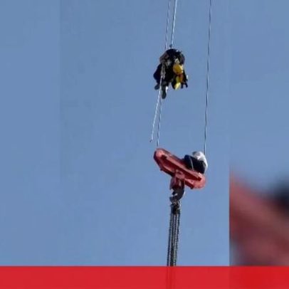 Jovem fica pendurado em guindaste durante sete horas em Jerusalém