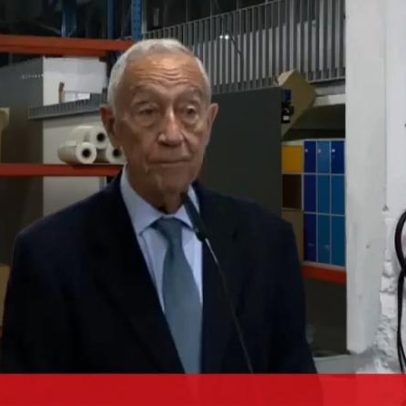 Marcelo Rebelo de Sousa admite frustração com os números da pobreza em Portugal