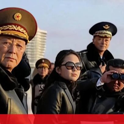 Kim Jong Un e filha marcam aniversário da Força Aérea da Coreia do Norte