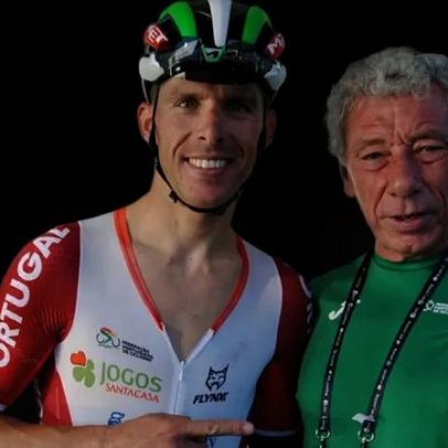 Rui Costa homenageia José Poeira e reconhece contribuição ao ciclismo português