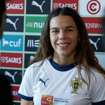 Andreia Jacinto ante o Brasil: será um grande desafio para a seleção