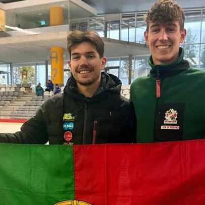 Afonso Silva faz novo recorde nacional na Taça do Mundo de patinagem no gelo