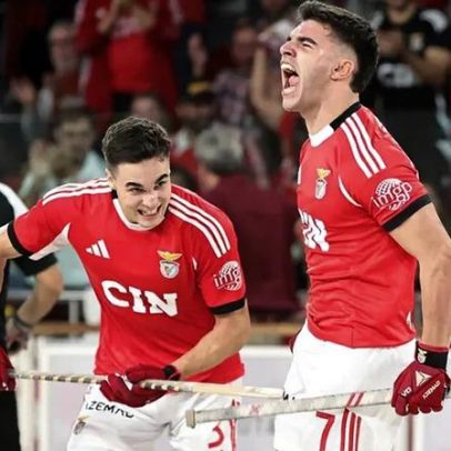 Benfica começa a perder, vence com goleada