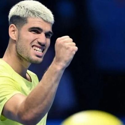 Alcaraz frente a Sinner na final das ATP Finals em Turim