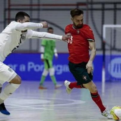 Portugal perde com a Eslovénia na preparação para o Europeu de futsal