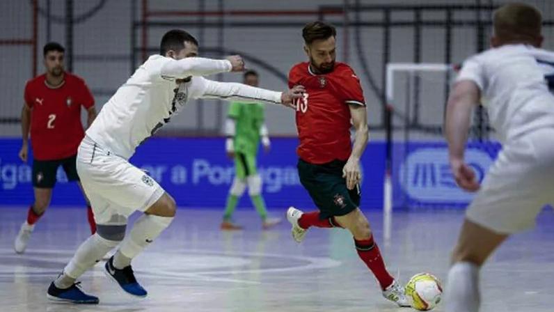 Portugal perde com a Eslovénia na preparação para o Europeu de futsal