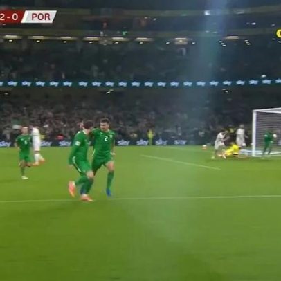 Parrott marca dois contra Portugal, aumentando surpresa em Dublin