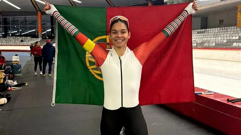 Jéssica Rodrigues e Afonso Silva fixam recordes nacionais na Taça do Mundo de patinagem