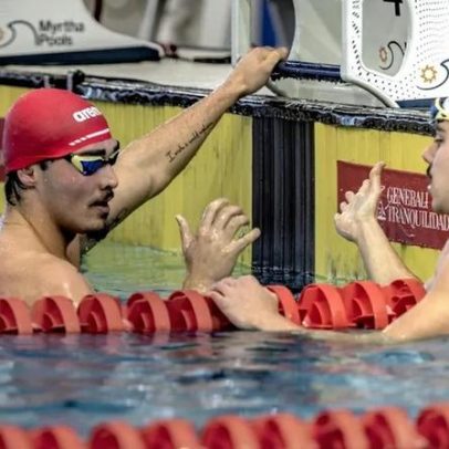 Diogo Ribeiro vence nos 100m mariposa e 100 estilos