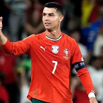Reação de Cristiano Ronaldo ao apuramento de Portugal para o Mundial 2026