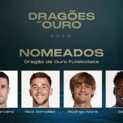FC Porto anuncia nomeados para o Dragão de Ouro em Futebolista