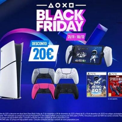 PlayStation celebra Black Friday 2025 com ofertas e descontos