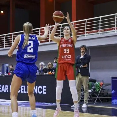 Portugal vence Islândia na qualificação para o Eurobasket 2027 feminino