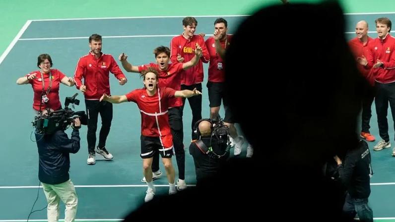 Bélgica vence França na Taça Davis em Bolonha e avança para as meias-finais