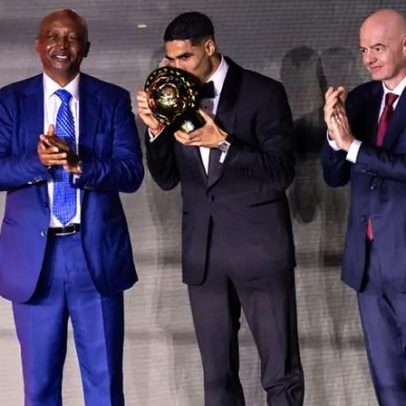 Hakimi eleito futebolista africano do ano e Bubista vence prémio de treinador
