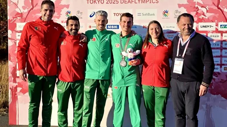 Surdolímpicos: André Soares conquista prata no contrarrelógio – Foto: Federação Portuguesa de Ciclismo