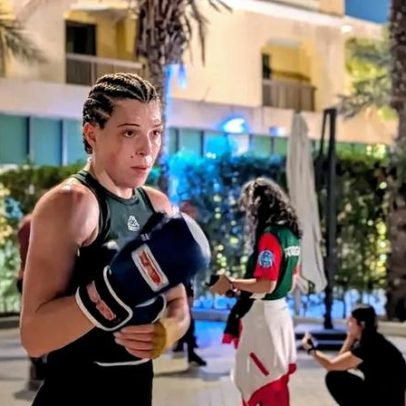 Catarina Dias em Abu Dhabi para chegar ao topo do mundo, na melhor forma.