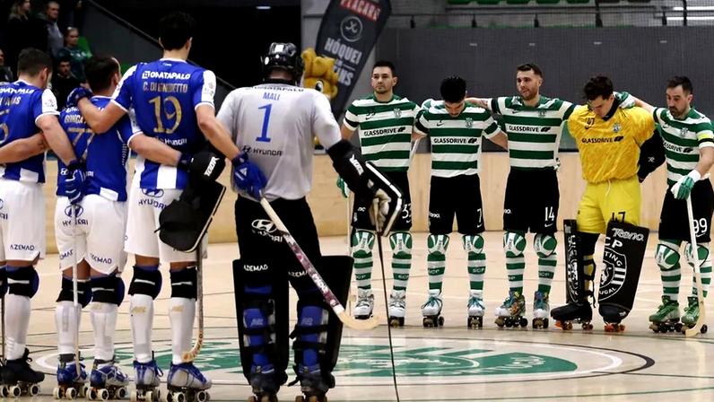 Minuto de silêncio em memória de Júlio Rendeiro