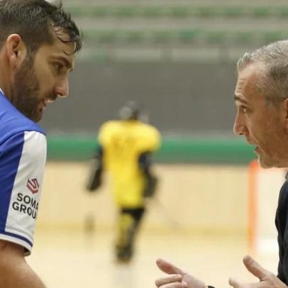 Paulo Freitas agastado após derrota pesada diante do Sporting
