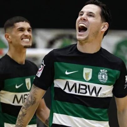Sporting goleia AEK no início dos oitavos de final da Liga dos Campeões de futsal