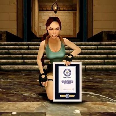 Lara Croft entra no Guinness World Records