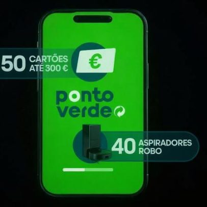 Campanha de Natal da Ponto Verde distribui prémios de 40 mil euros na app