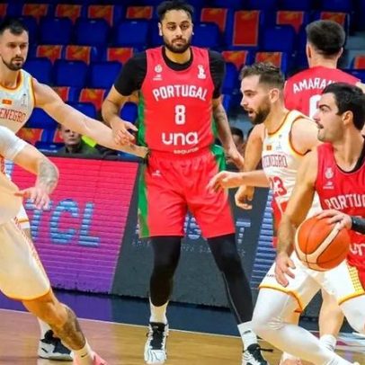 Portugal vence Montenegro por 83-62 em basquetebol