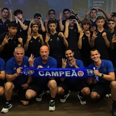 Nuno Pimentel orienta sub-15 do FC Porto; Mide e Mora falam a mesma linguagem