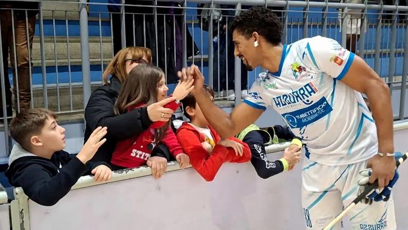 Bruno Dinis, jogador português do Azzurra Novara