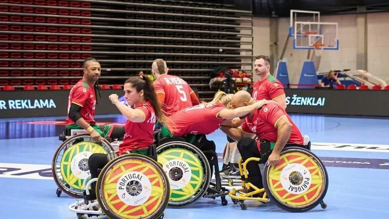 Portugal é campeão europeu de andebol em cadeira de rodas de equipas de quatro