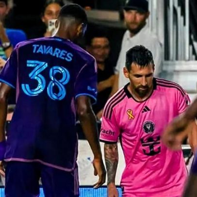Iuri Tavares: tirou a bola a Messi uma vez; choque na coxa parecia parede