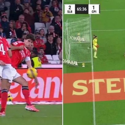 VAR do Benfica-Casa Pia ilibado por não ter chamado o árbitro para reverter penálti de António Silva