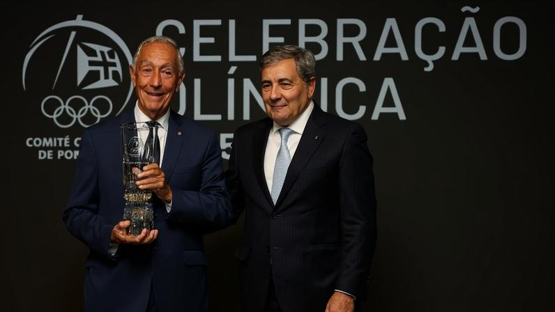 Presidente da República condecora atletas na Celebração Olímpica