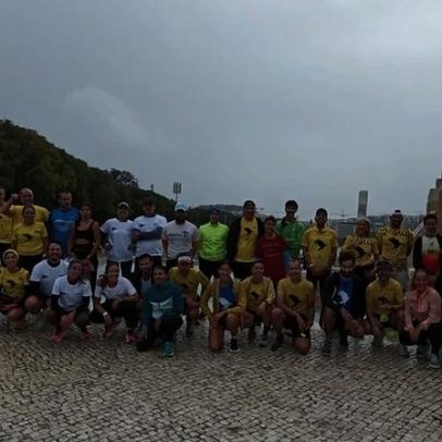 Mais de 100 atletas treinam na chuva para a São Silvestre El Corte Inglés