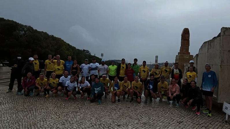 Mais de 100 atletas treinam na chuva para a São Silvestre El Corte Inglés