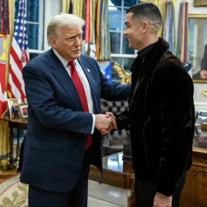 Cristiano Ronaldo agradece Donald Trump e diz estar pronto para fazer parte