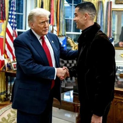 Cristiano Ronaldo agradece Donald Trump e diz estar pronto para contribuir