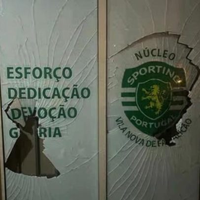 Núcleo do Sporting de Vila Nova de Famalicão vandalizado em jogo de futsal