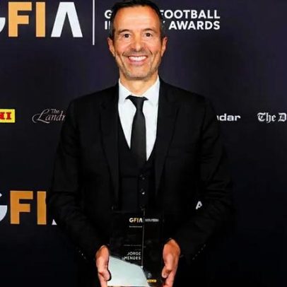 Jorge Mendes recebe prémio de carreira em Londres