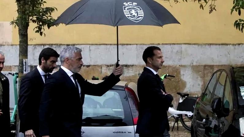 Frederico Varandas e Francisco Salgado Zenha na Basílica da Estrela