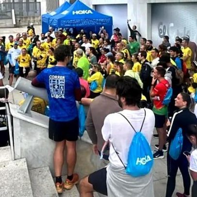 Treino da São Silvestre El Corte Inglés aquece Lisboa